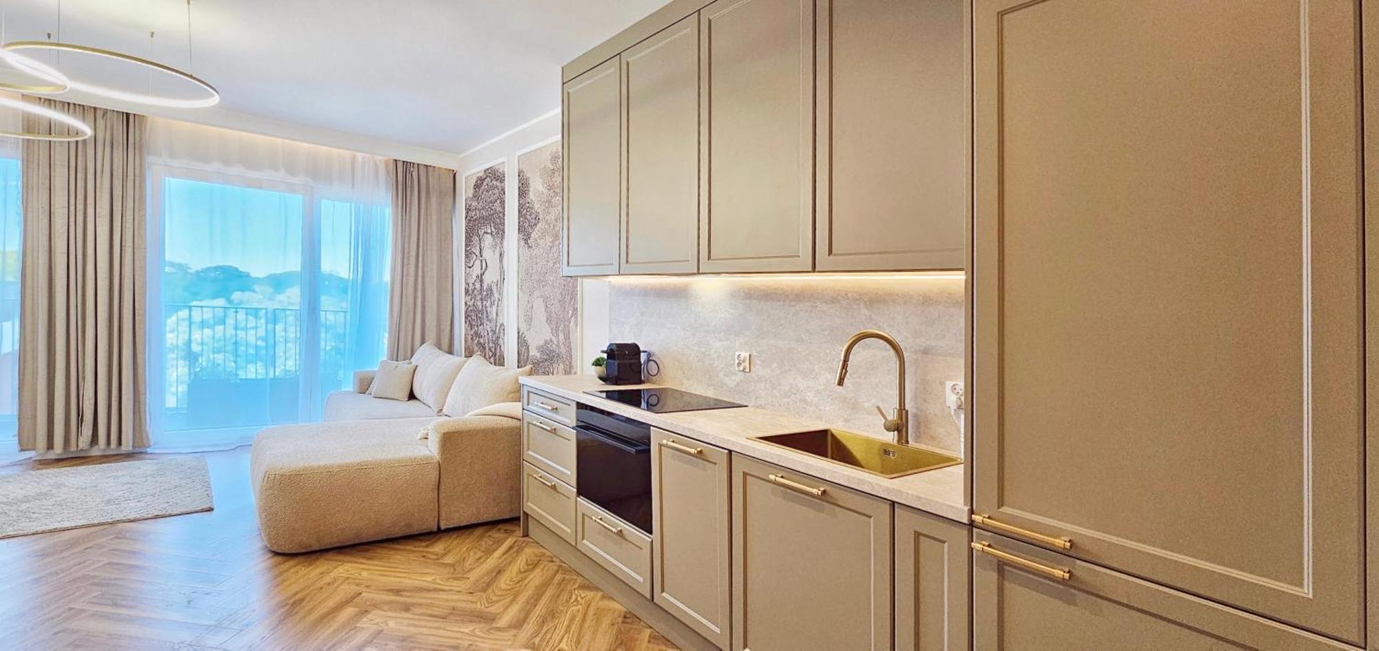 Baltic Waves A422 Z Osobna Sypialnia I Balkonem, Gratis Basen, Sauna, Gym Apartment *