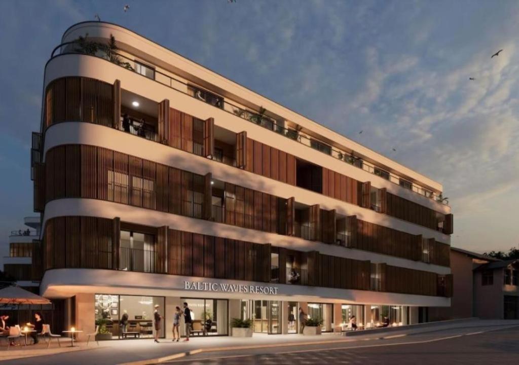Baltic Waves A422 Z Osobna Sypialnia I Balkonem, Gratis Basen, Sauna, Gym