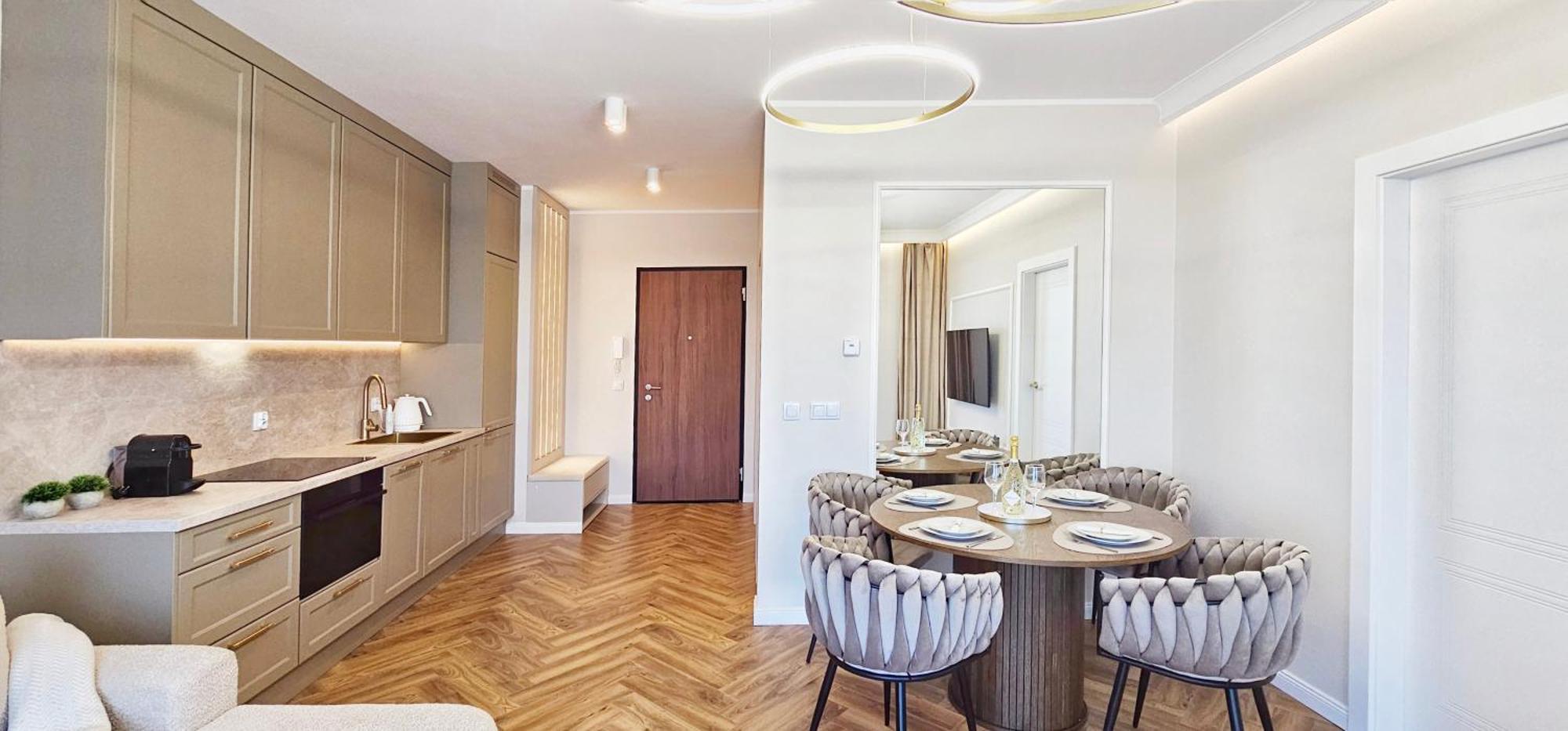 Baltic Waves A422 Z Osobna Sypialnia I Balkonem, Gratis Basen, Sauna, Gym Apartment *