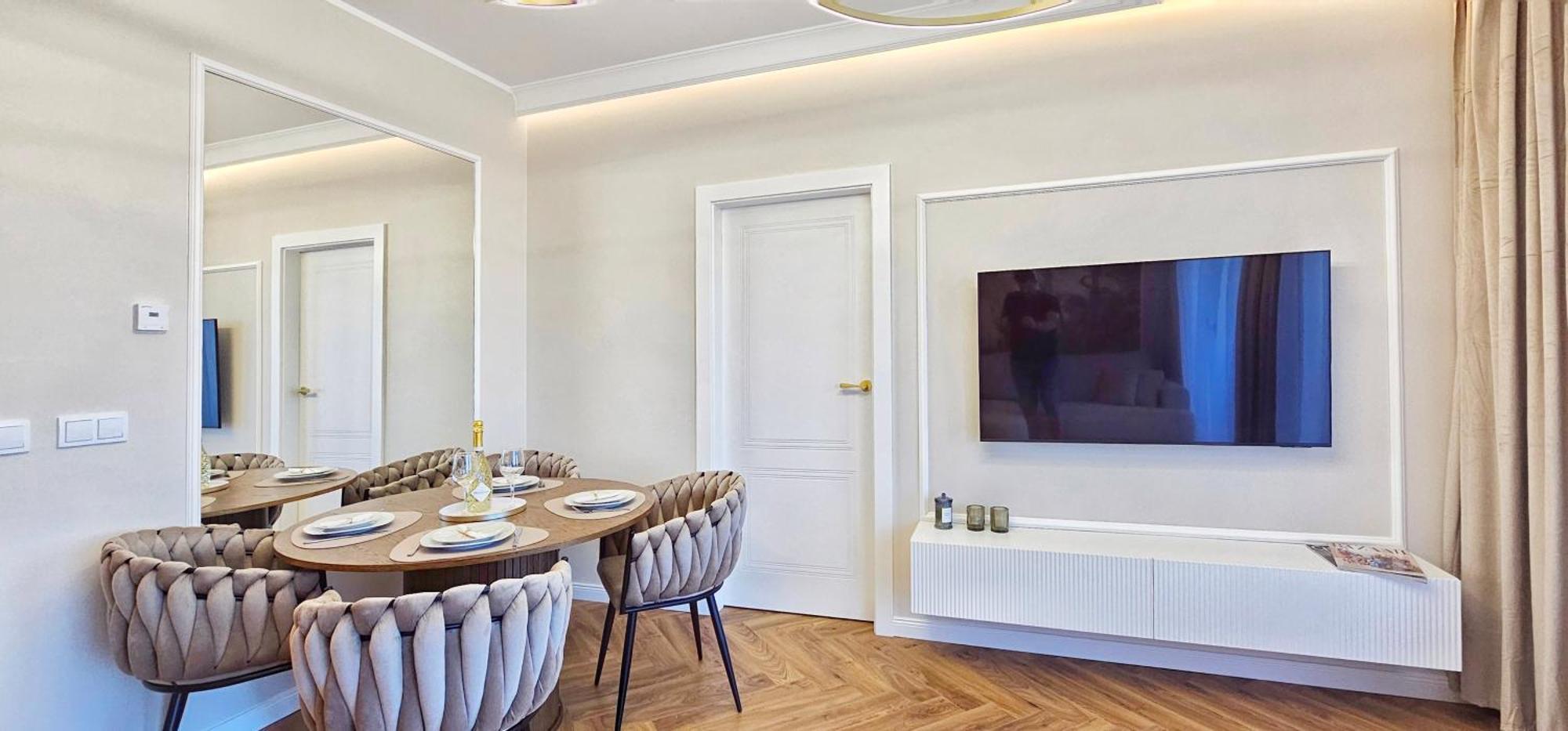 Baltic Waves A422 Z Osobna Sypialnia I Balkonem, Gratis Basen, Sauna, Gym *