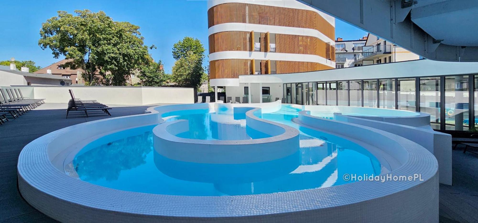 Baltic Waves A422 Z Osobna Sypialnia I Balkonem, Gratis Basen, Sauna, Gym Miedzyzdroje