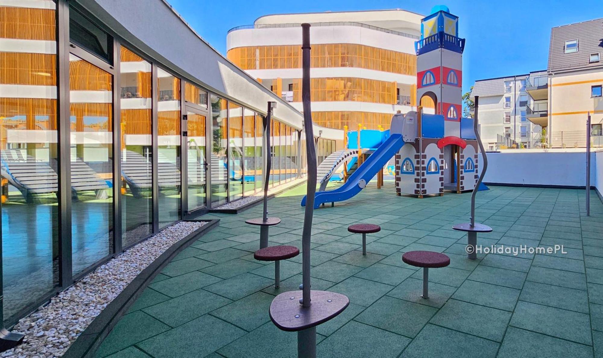 Baltic Waves A422 Z Osobna Sypialnia I Balkonem, Gratis Basen, Sauna, Gym Apartmán *