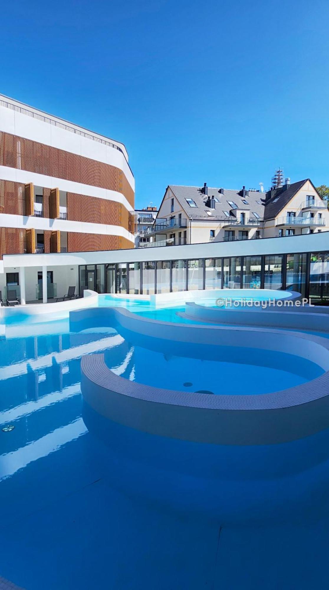 Apartment Baltic Waves A422 Z Osobna Sypialnia I Balkonem, Gratis Basen, Sauna, Gym *