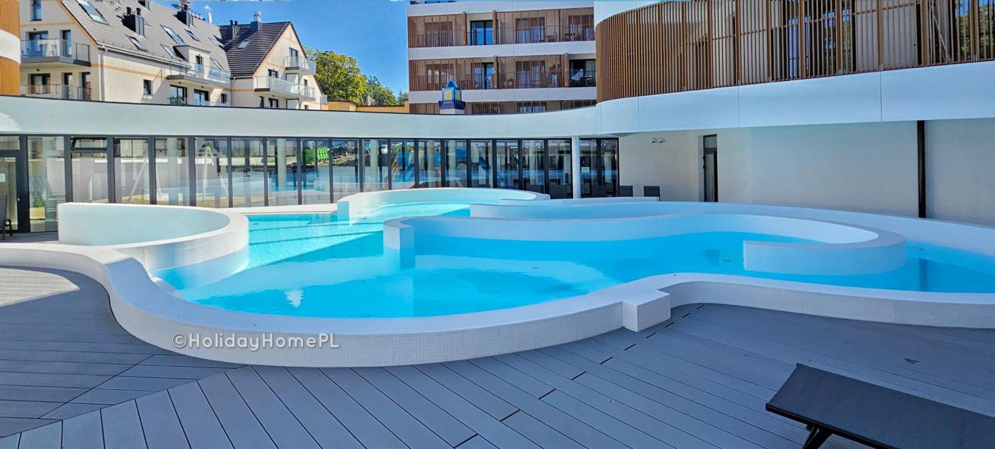 Apartment Baltic Waves A422 Z Osobna Sypialnia I Balkonem, Gratis Basen, Sauna, Gym *